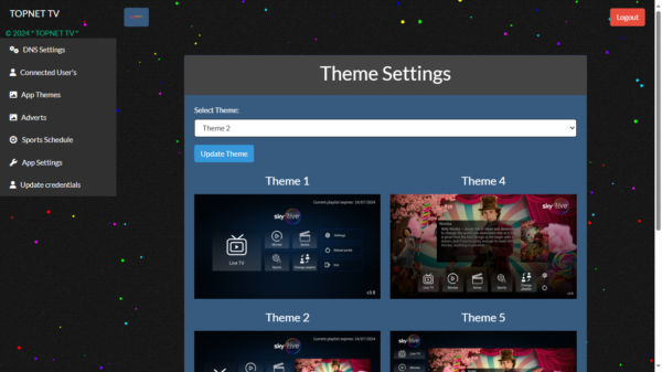 Script IBO PRO MOD 3.8 5 Temas Login Usuário e Senha+banner - Imagem 3