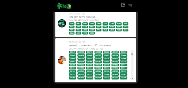 Script de rifas em php Laravel com um milhão de cotas - Imagem 15