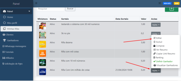 Script de rifas em php Laravel com um milhão de cotas - Imagem 4