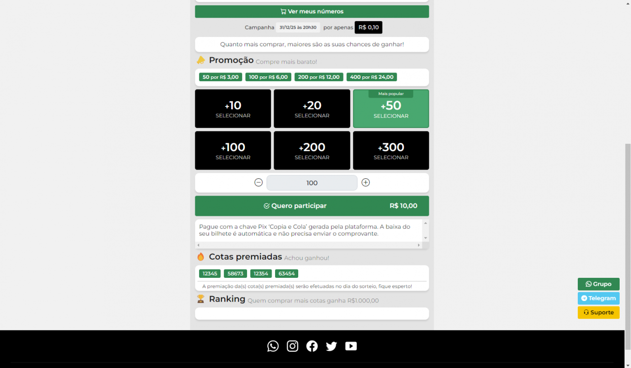 Script de Rifa em php 10 Milhões de Cotas Com Fonte - Imagem 9