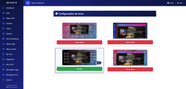SCRIPT IBO PLAY P2P, 4 TEMAS ,LOGIN VIA MAC/USUARIO E SENHA - Imagem 3