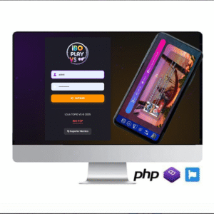 SCRIPT IBO PLAY P2P, 4 TEMAS ,LOGIN VIA MAC/USUARIO E SENHA
