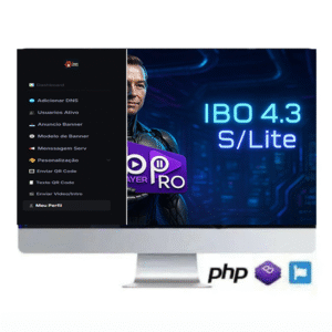 SCRIPT IBO 4.3 S LITE, USUARIO E SENHA